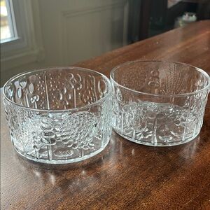Iittala Flora Glass Bowls